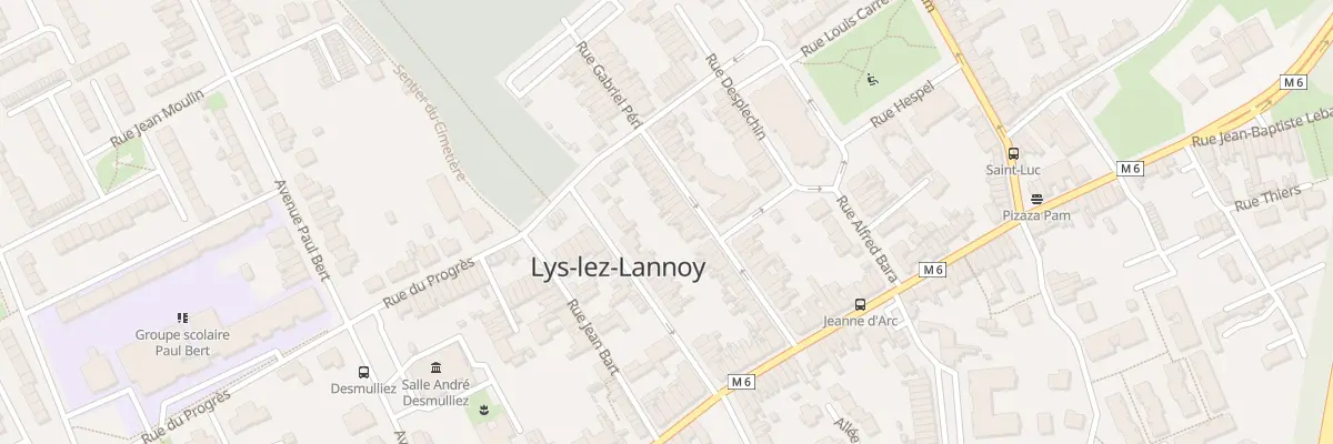 Plan du 27 Rue Gabriel Péri à Lys-lez-Lannoy