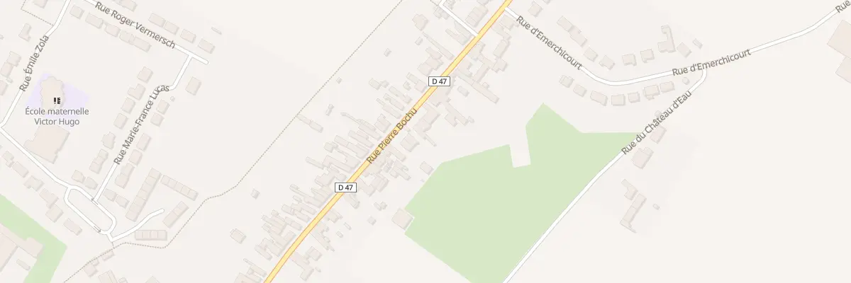 Plan du 72 Rue Pierre Bochu à Monchecourt