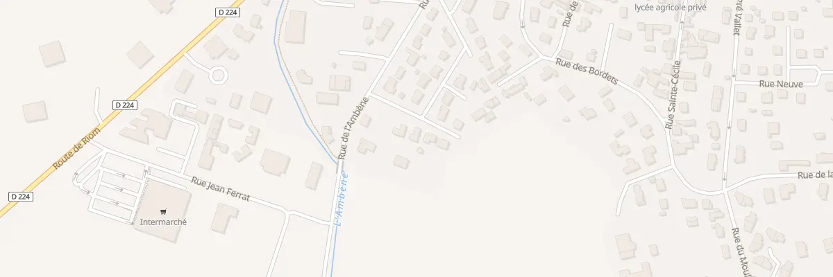 Plan du 21 Rue de la Petite Planche à Ennezat