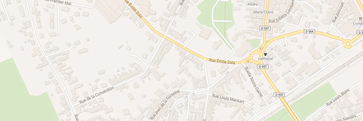 Plan du 21B Rue Emile Zola à Chauny