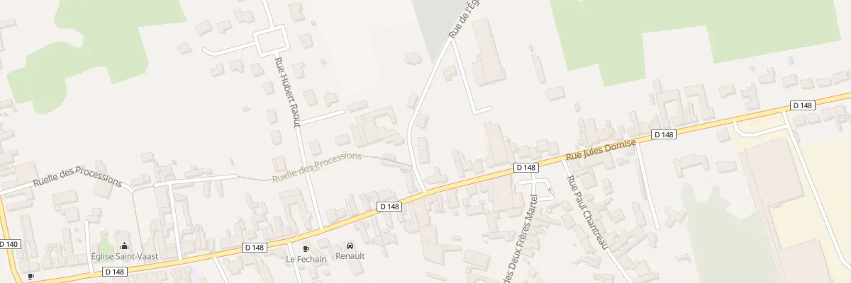 Plan du 56 Rue de l’Egalite à Féchain