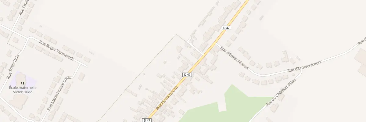 Plan du 125 Rue Pierre Bochu à Monchecourt