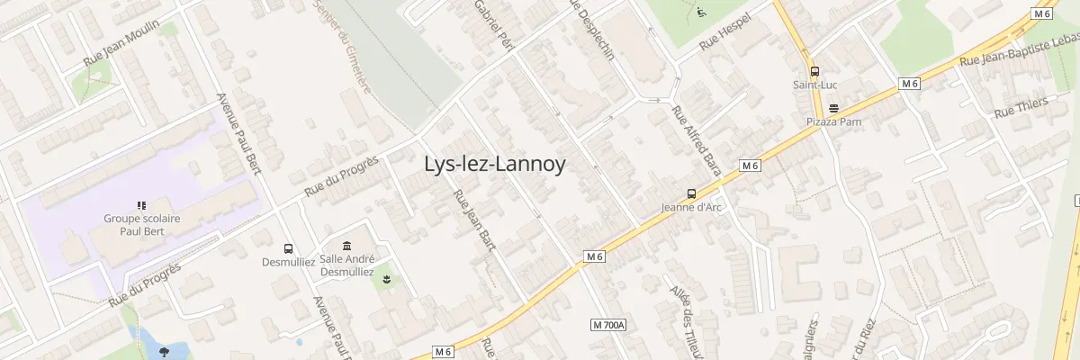 Plan du 13 Rue Jeanne Hachette à Lys-lez-Lannoy