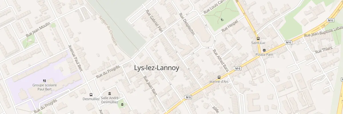 Plan du 25B Rue Gabriel Péri à Lys-lez-Lannoy