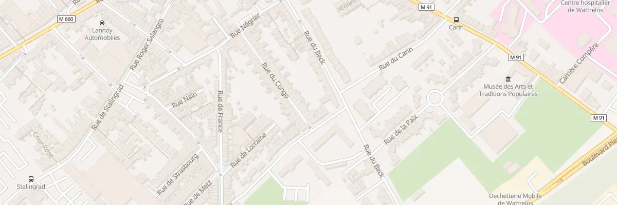 Plan du 39 Rue du Congo à Wattrelos