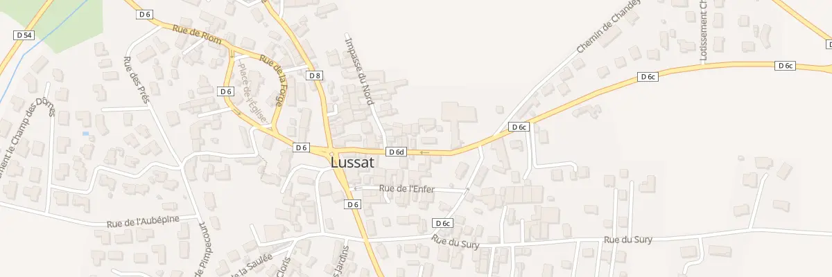Plan du 15 Rue de Vichy à Lussat
