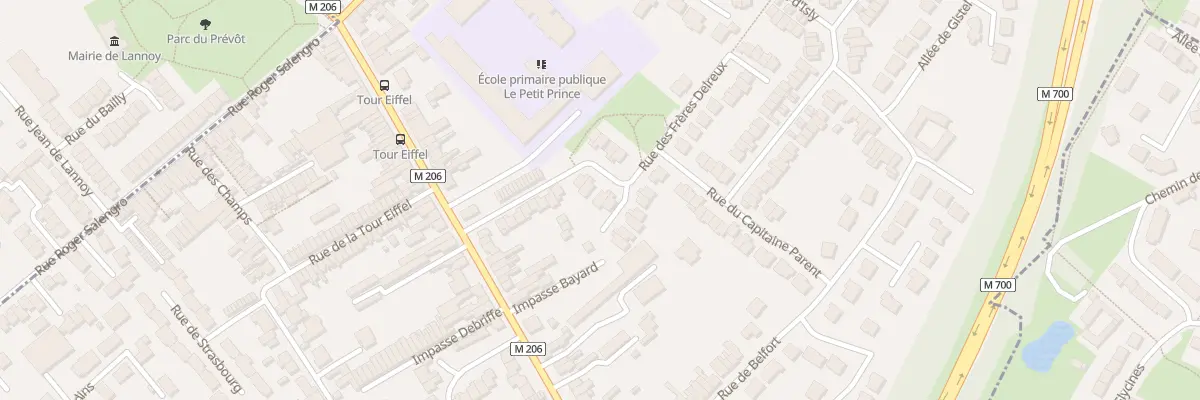 Plan du 22 Rue des Frères Delreux à Lys-lez-Lannoy