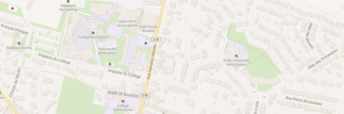Plan du 332 Rue Salvador Allende à Cysoing