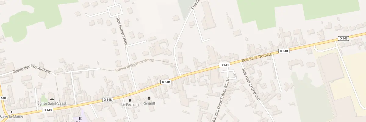Plan du 36 Rue de l’Egalite à Féchain