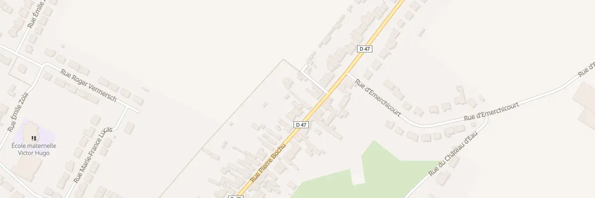 Plan du 127 Rue Pierre Bochu à Monchecourt