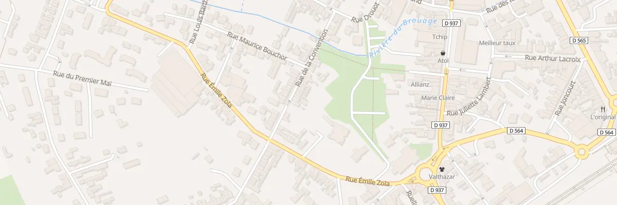 Plan du 37 Rue de la Convention à Chauny