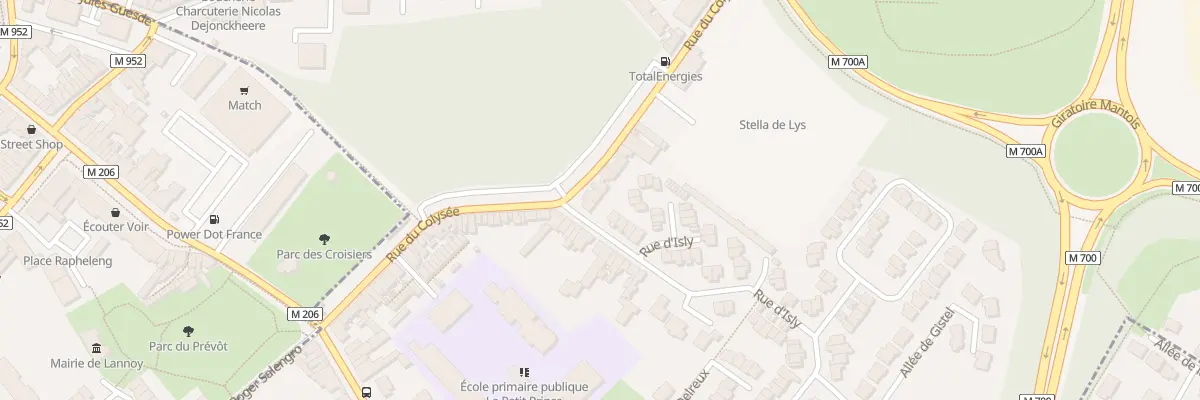 Plan du 89 Rue du Colisée à Lys-lez-Lannoy