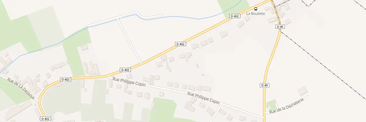 Plan du 14 Rue de la Chapelle à Blécourt