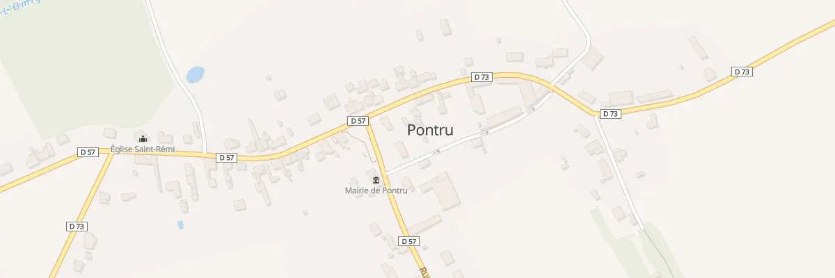 Plan du 3 Rue du Moulin à Pontru