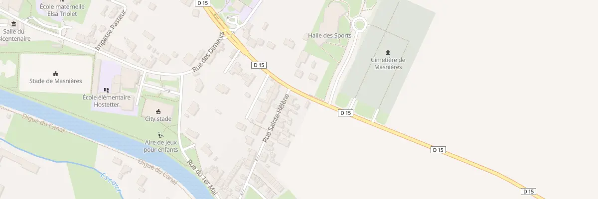 Plan du 64 Rue de Crèvecoeur à Masnières