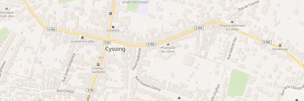 Plan du 80 Rue Roger Salengro à Cysoing