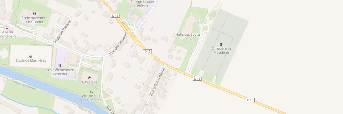 Plan du 55 Rue de Crèvecoeur à Masnières