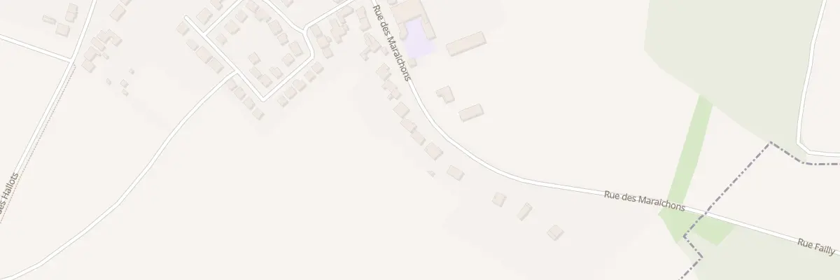 Plan du 52B Rue des Maraichons à Écaillon