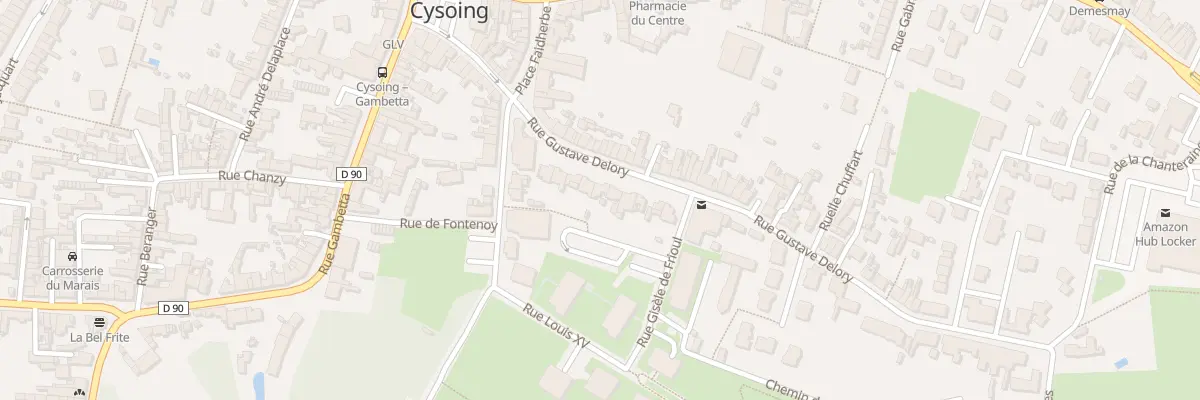 Plan du 76 Rue Gustave Delory à Cysoing