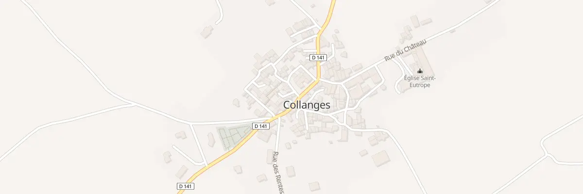 Plan du 5003 Rue du Cornador à Collanges