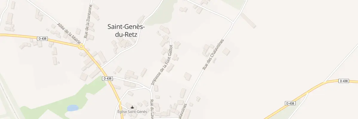 Plan du 4 Imp de la Font Gaillot à Saint-Genès-du-Retz