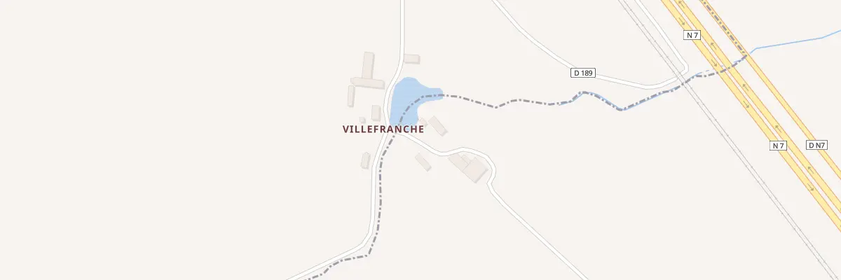 Plan du 5400 Villefranche à Villeneuve-sur-Allier