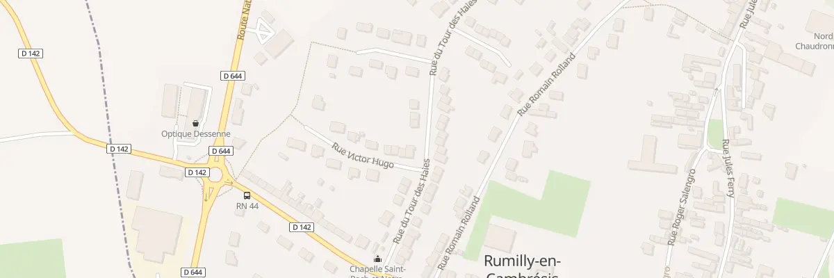 Plan du 2 Rue Victor Hugo à Rumilly-en-Cambrésis