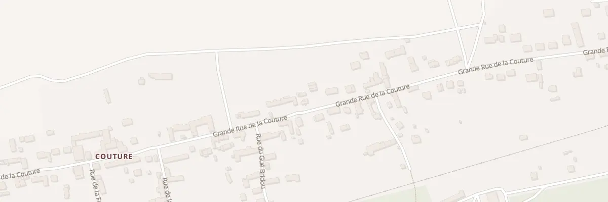 Plan du 34 Grande Rue de Couture aux Ormes-sur-Voulzie