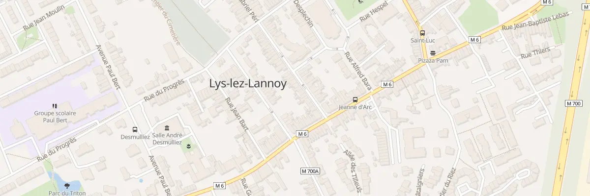 Plan du 9 Rue Gabriel Péri à Lys-lez-Lannoy
