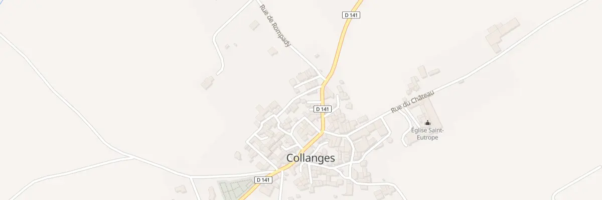 Plan du 5040 Rue des Jardins à Collanges