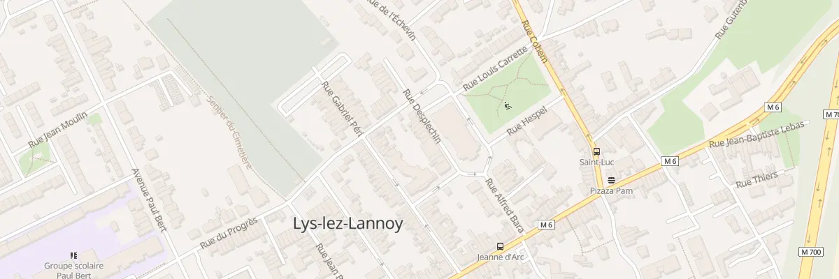 Plan du 5B Rue Desplechin à Lys-lez-Lannoy