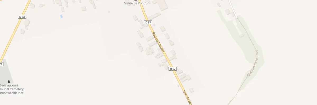 Plan du 22 Rue du Moulin à Pontru