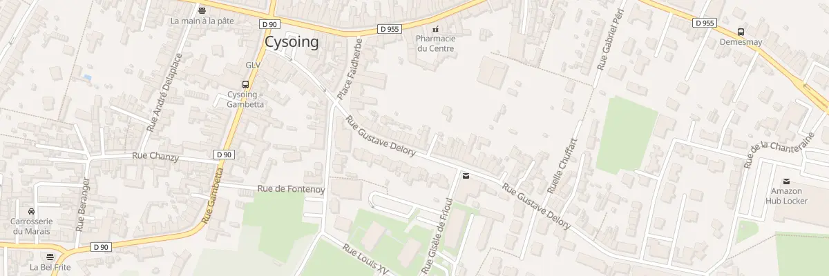 Plan du 83 Rue Gustave Delory à Cysoing