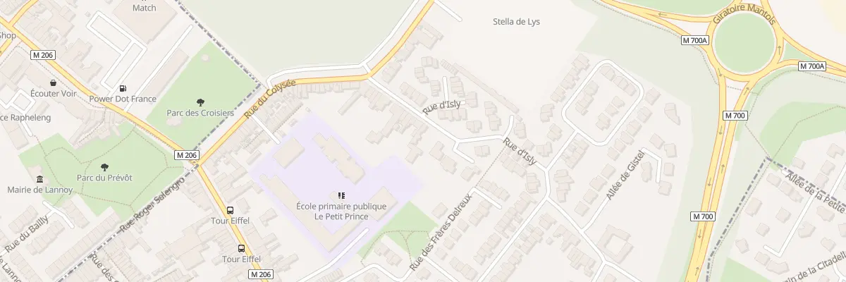 Plan du 20 Rue d’Isly à Lys-lez-Lannoy
