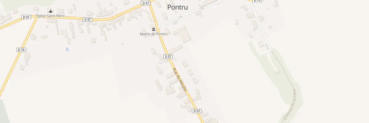 Plan du 13 Rue du Moulin à Pontru