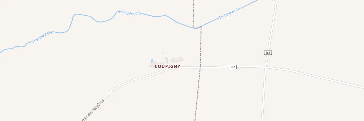 Plan du 3 Coupigny à Frétoy