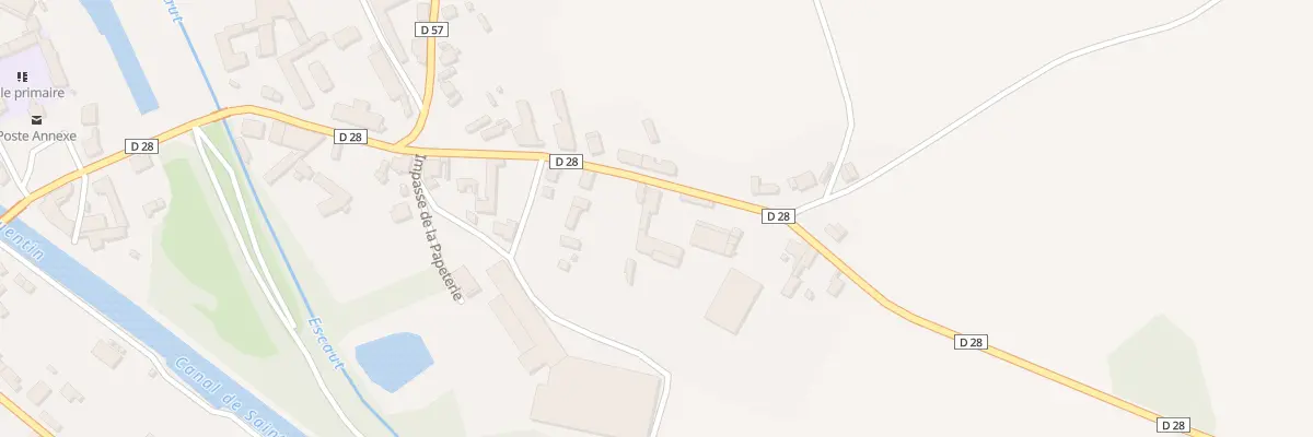Plan du 18 Rue du Calvaire à Vendhuile