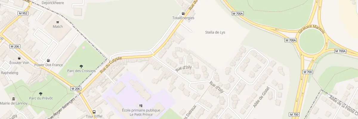 Plan du 11 Rue d’Isly à Lys-lez-Lannoy