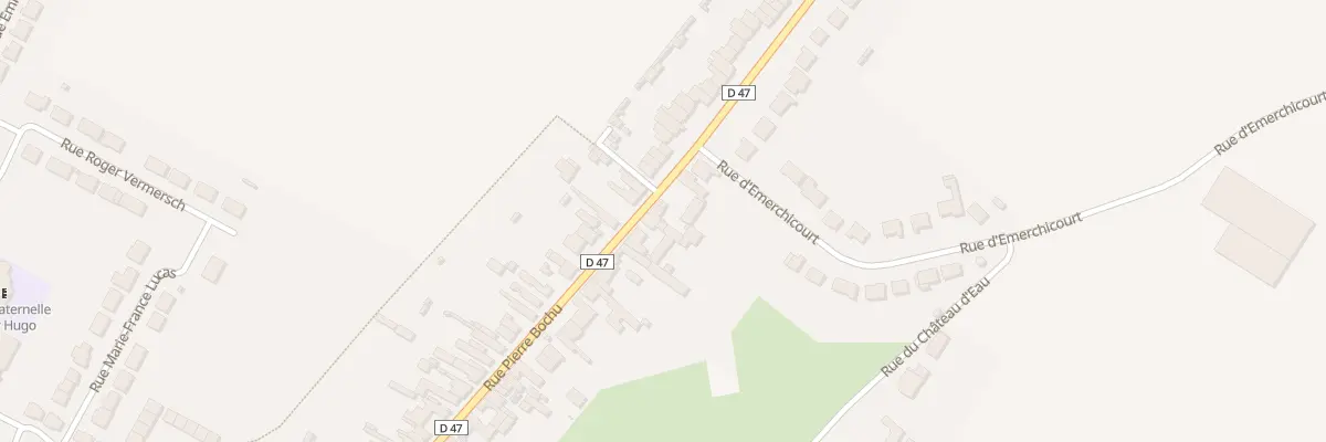 Plan du 84 Rue Pierre Bochu à Monchecourt