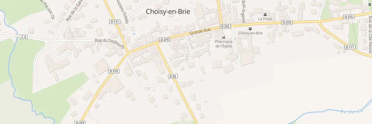 Plan du 6 Rue Gallié à Choisy-en-Brie