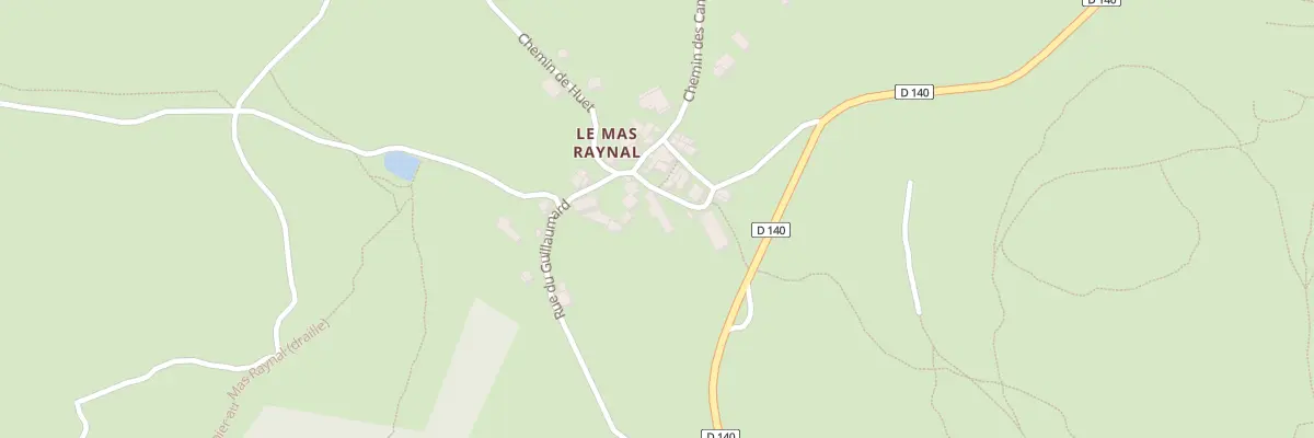 Plan du 5280 Le Mas Raynal à Cornus