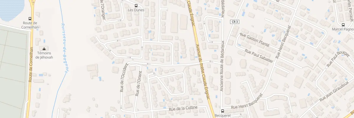 Plan du 501 Rue des Dunes à Béziers