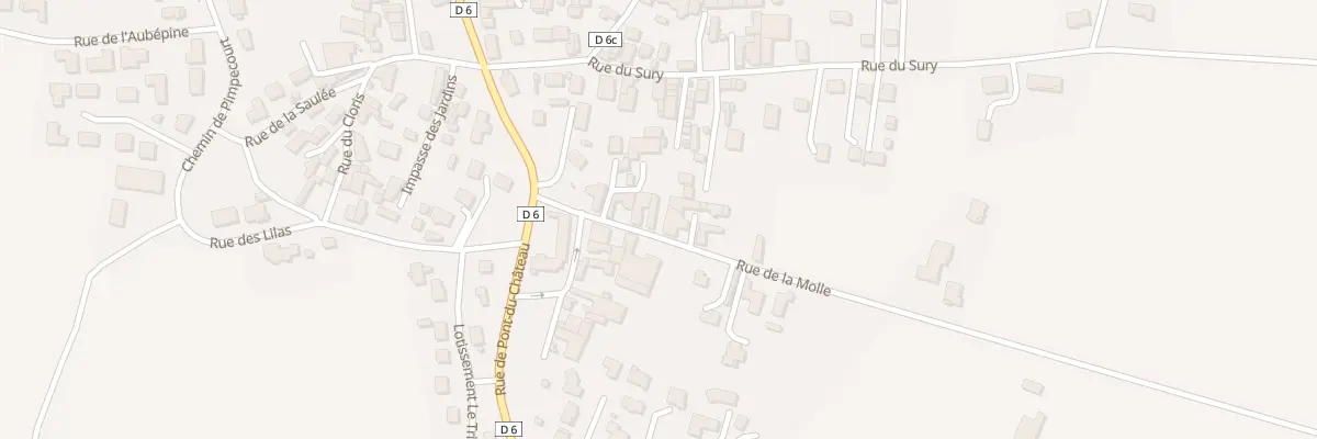 Plan du 11 Rue de la Molle à Lussat