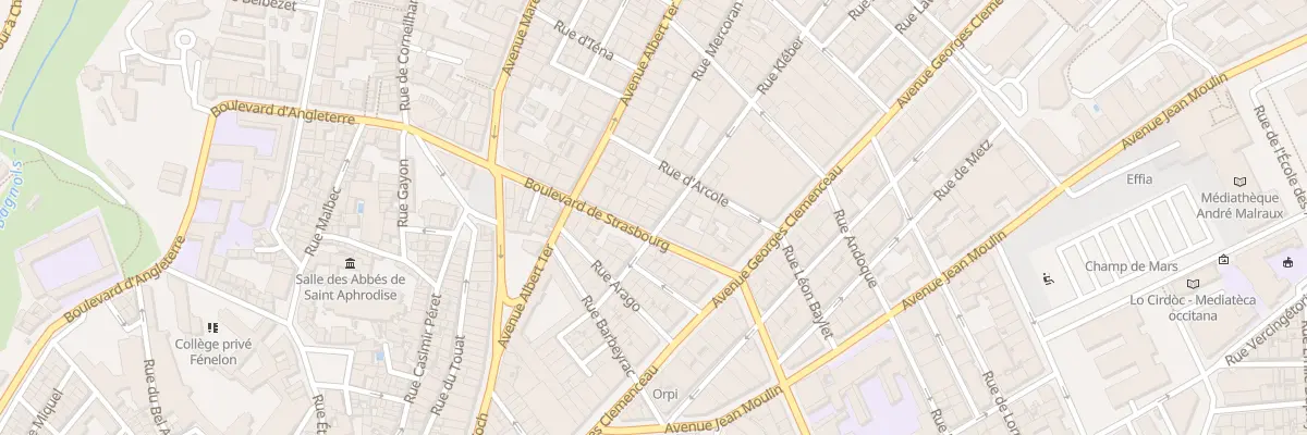 Plan du 11 Rue Kleber à Béziers