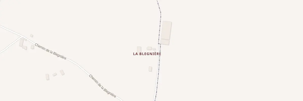 Plan du 2 Che de Blegniere à Bransat