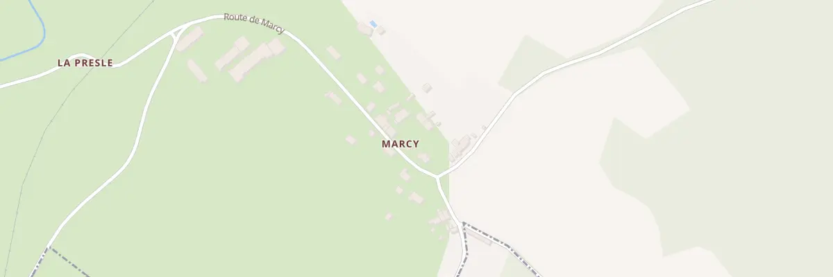 Plan du 26 Marcy à Poiseux
