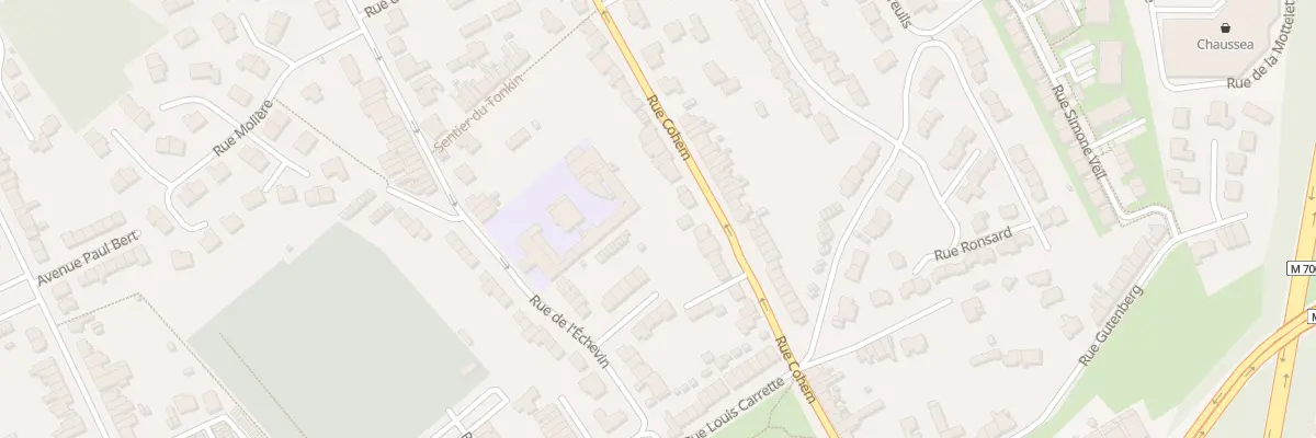 Plan du 77 Rue de Cohem à Lys-lez-Lannoy