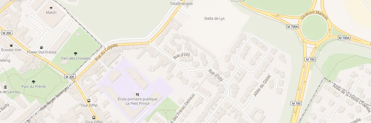 Plan du 39 Rue d’Isly à Lys-lez-Lannoy