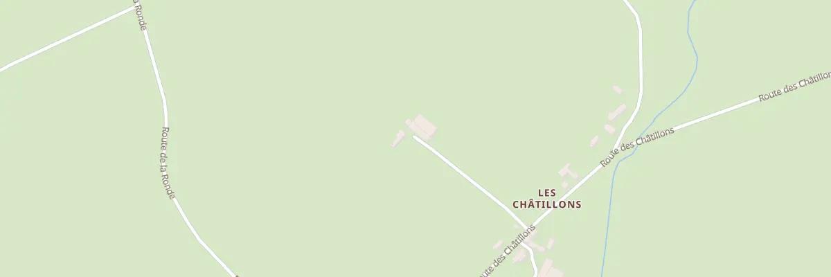 Plan du 935 Rte des Châtillons à Tresnay