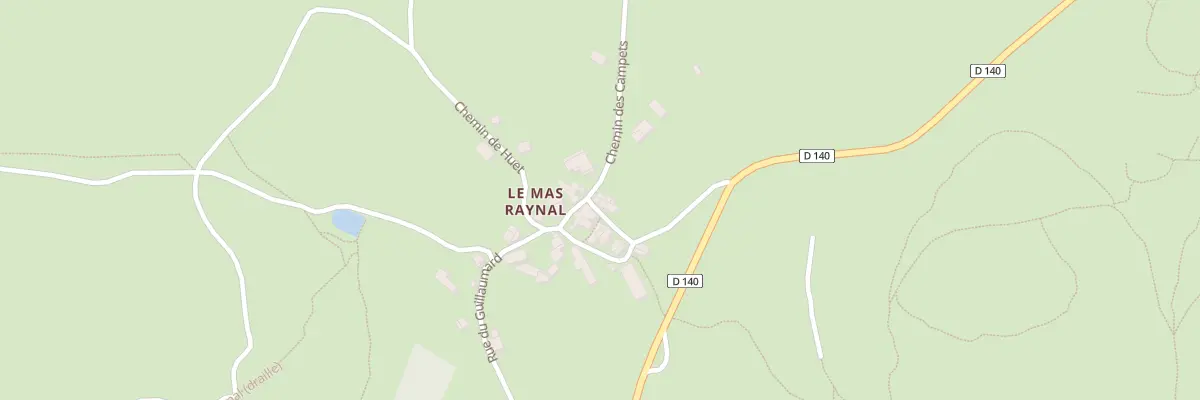 Plan du 5275 Le Mas Raynal à Cornus